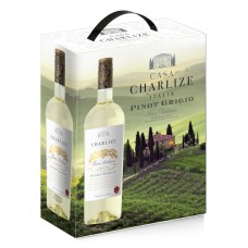 Vīns "Casa Charlize Pinot Grigio Terre Siciliane IGT" 12% 3.00L puss. Balts