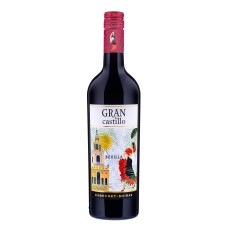 Vīns "Gran Castillo Sevilla Cab.Sauvignon Shiraz" 12% 0.75L pussalds sark.
